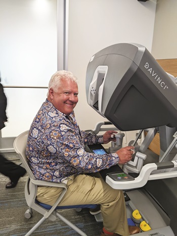 Surgical Services volunteer chair Norm Detrick