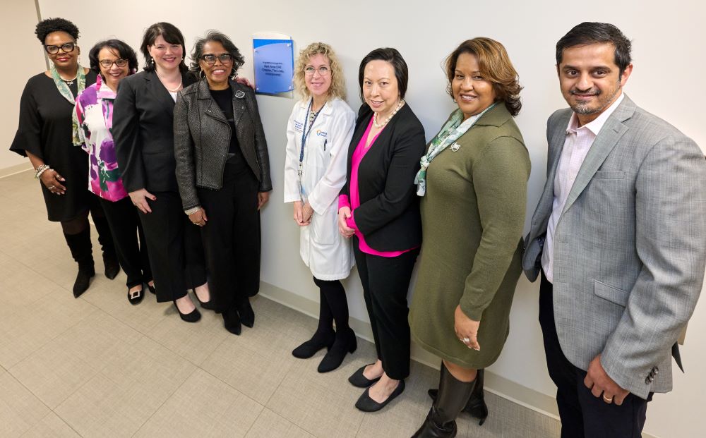 The Links plaque dedication