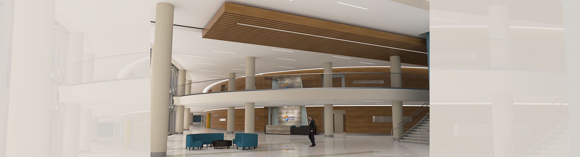 Inside new patient tower