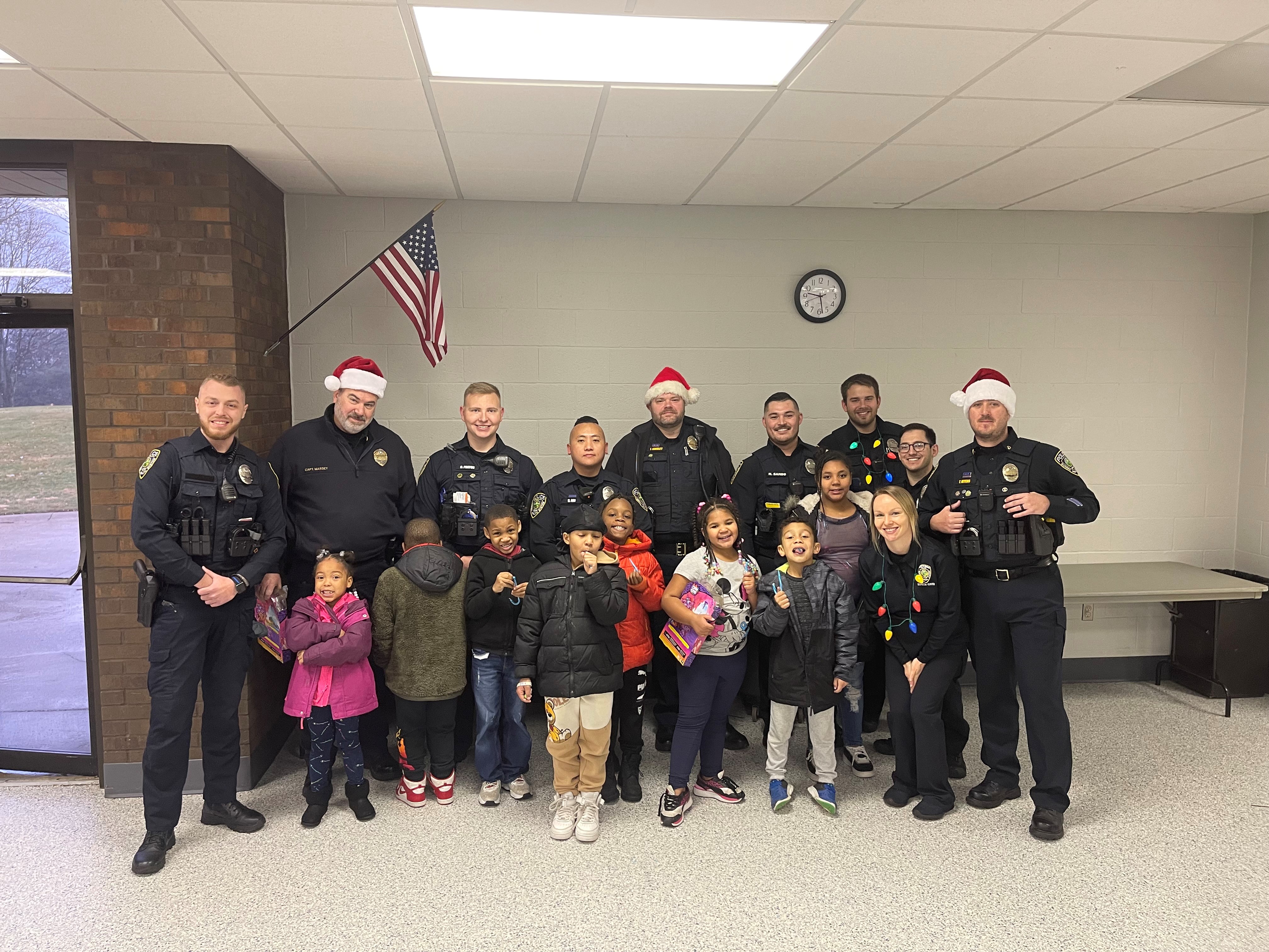 Christmas with a Cop Group Shot