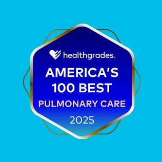 Healthgrades 2025 100 Best Pulmonary Care