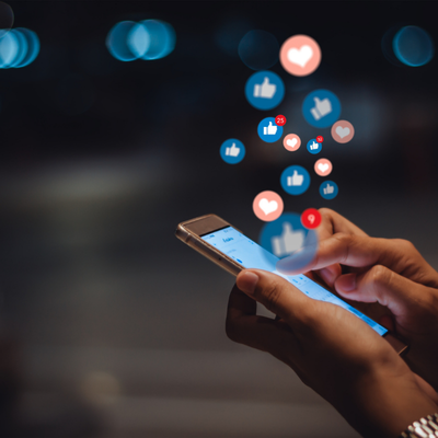 Young woman using smart phone