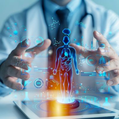 Holograph of human body