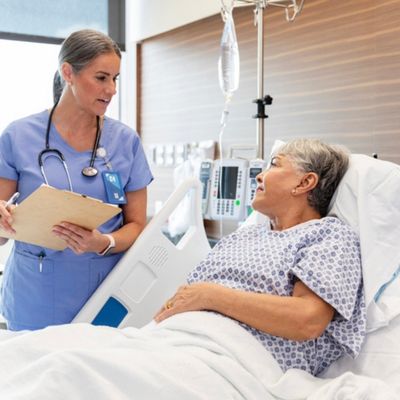 Nurse and Patient in hospital