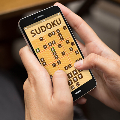 Sudoku game on a smart phone