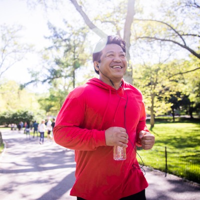 Man jogging