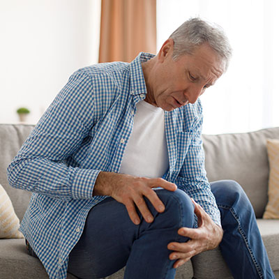 aching-joints-normal-or-aging Man holding knee