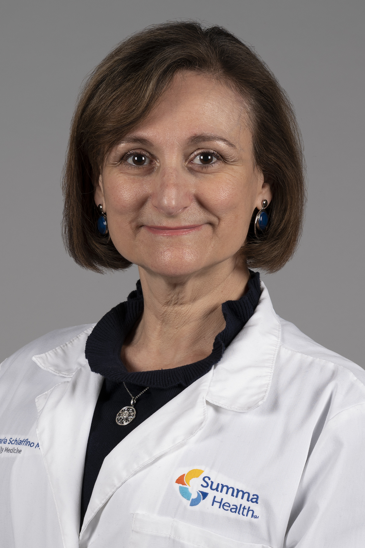 Doctor in white lab coat