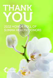 2022 Honor Roll of Summa Health Donors