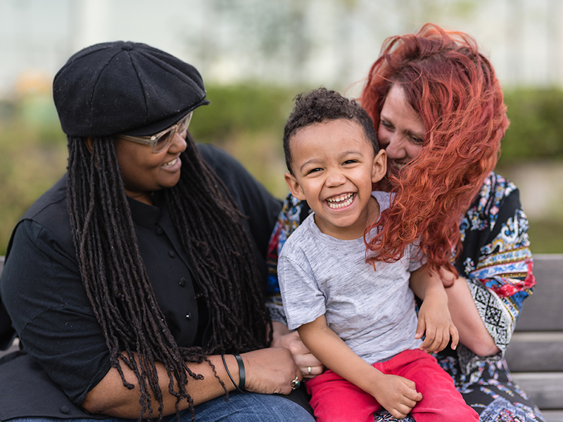 Pride Women with Child