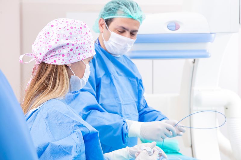 Surgeons in operating room