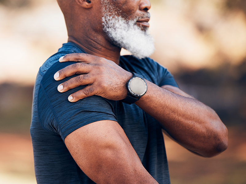 Man with Shoulder Arthritis