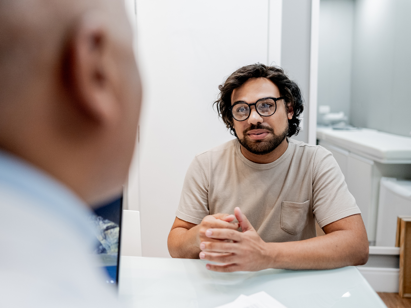 Peyronie's Disease CTA - Man meeting the male provider