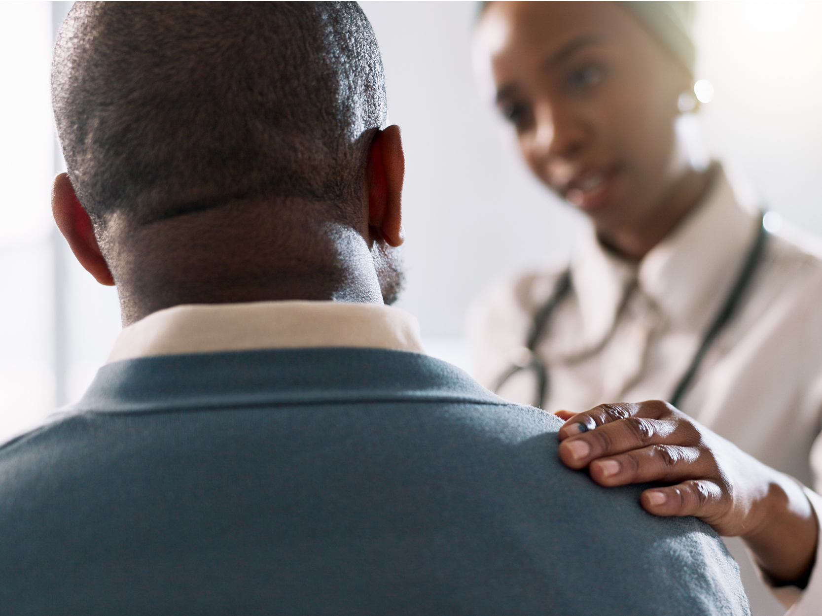 Erectile Dysfunction CTA - Man with female provider