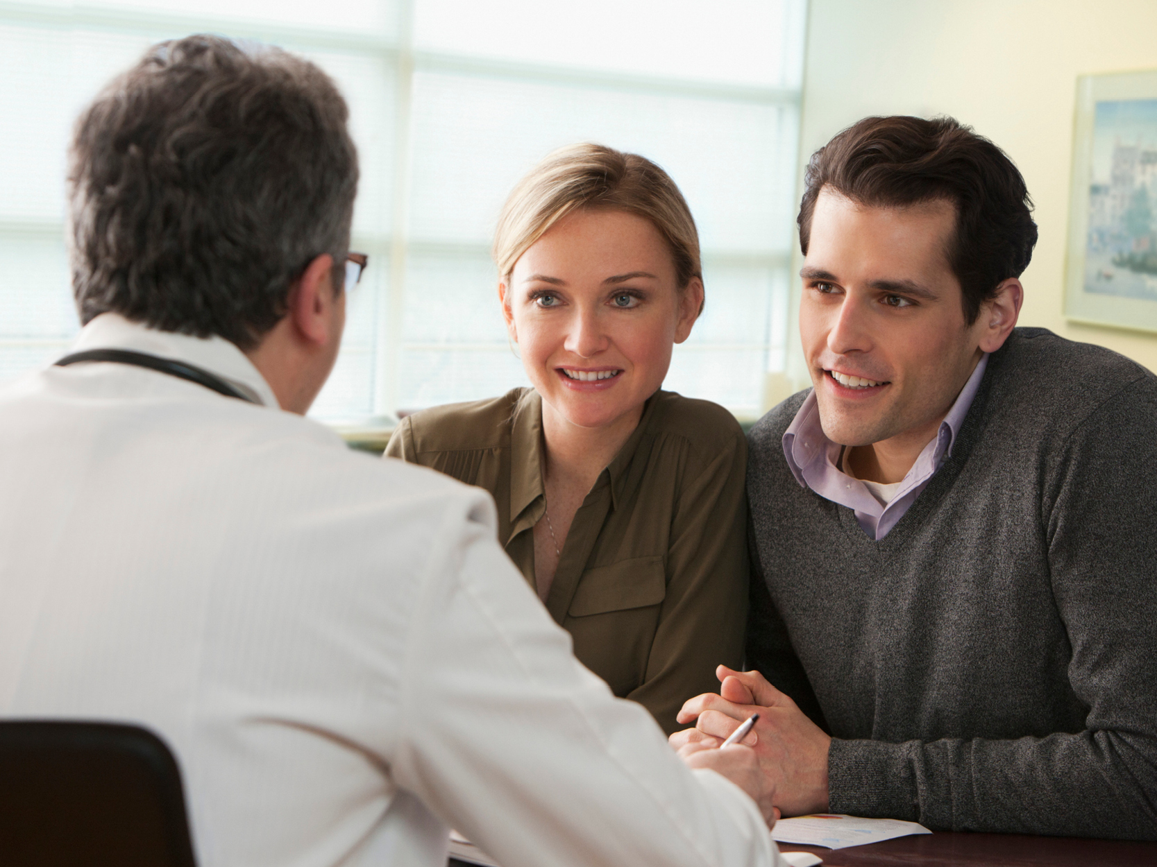 Infertility CTA - Couple at doctor office