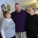 Big Dave and his parents 